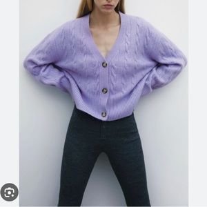 NWOT Zara Oversized Cardigan Sweater Size M